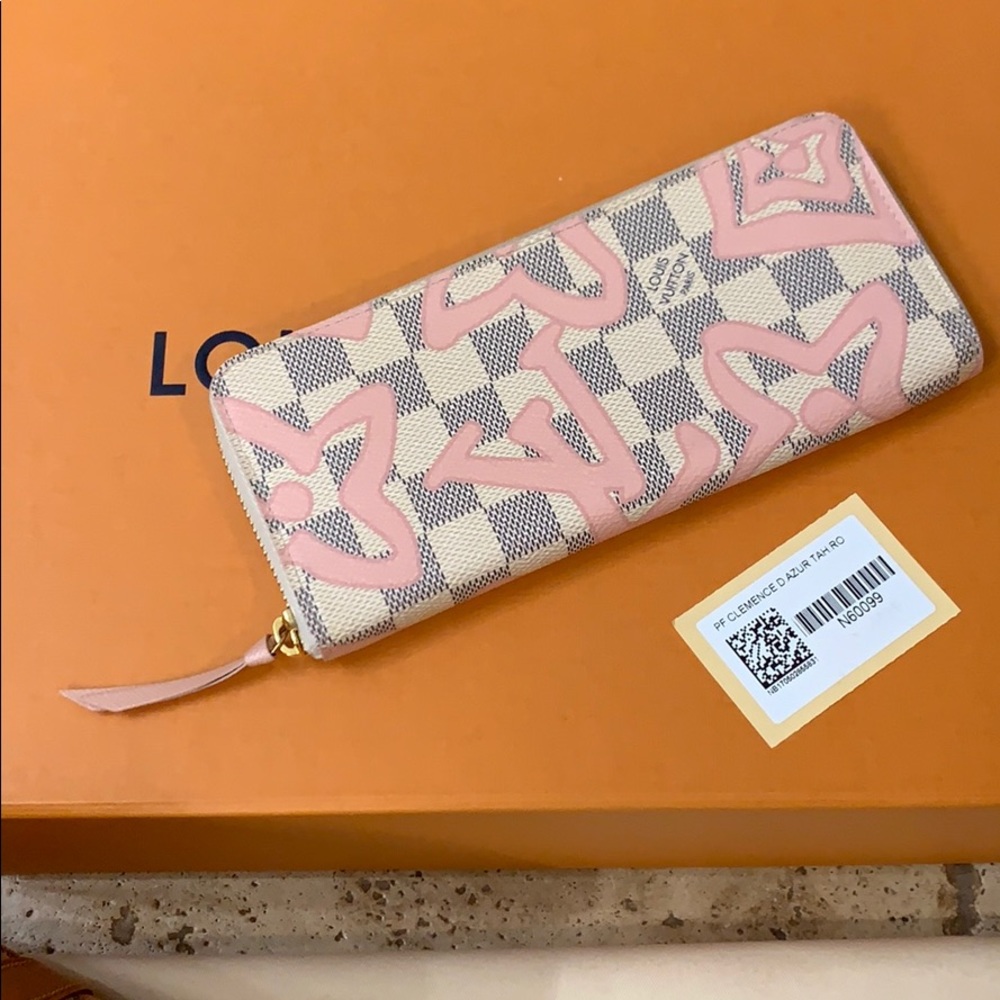 Louis Vuitton TAHITIENNE Clemence Wallet EUC